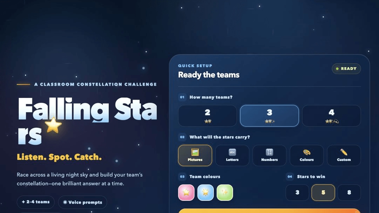 Falling Stars game preview