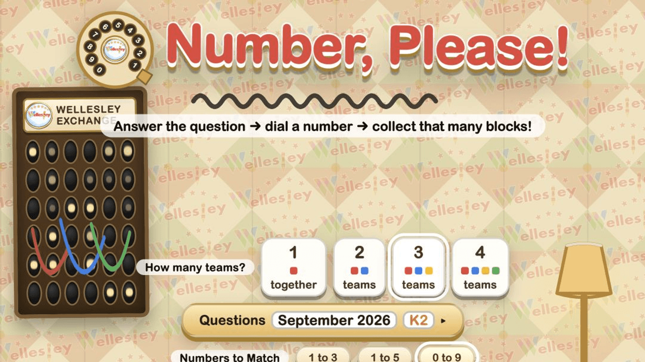 Number Please game preview