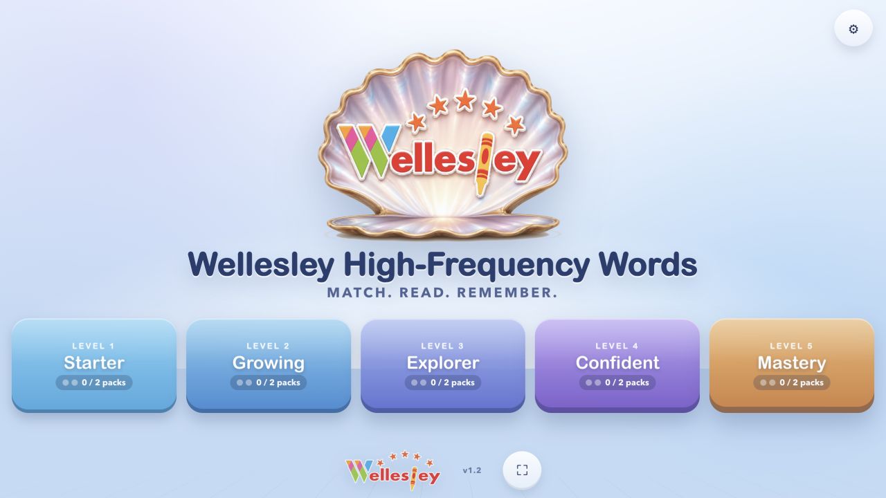 High-Frequency Words memory game preview
